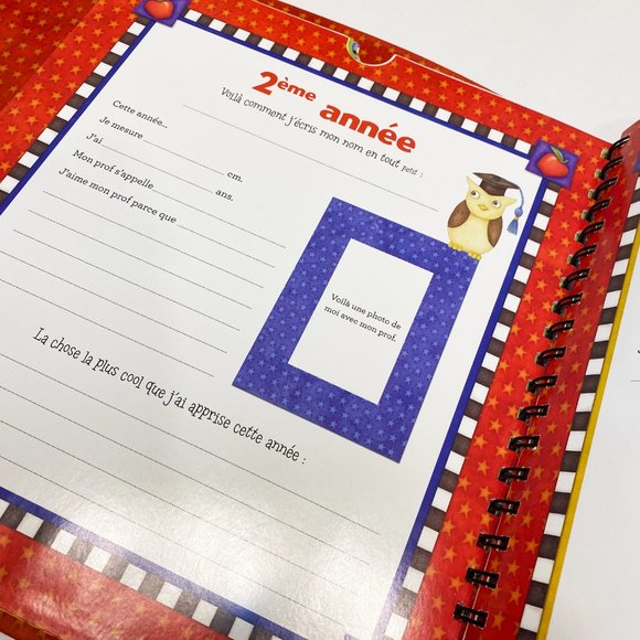 French School Keepsake Journal Book Kindergarten to grade 6 - Picture 6 of 9